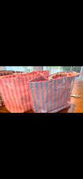 Striped tote add on